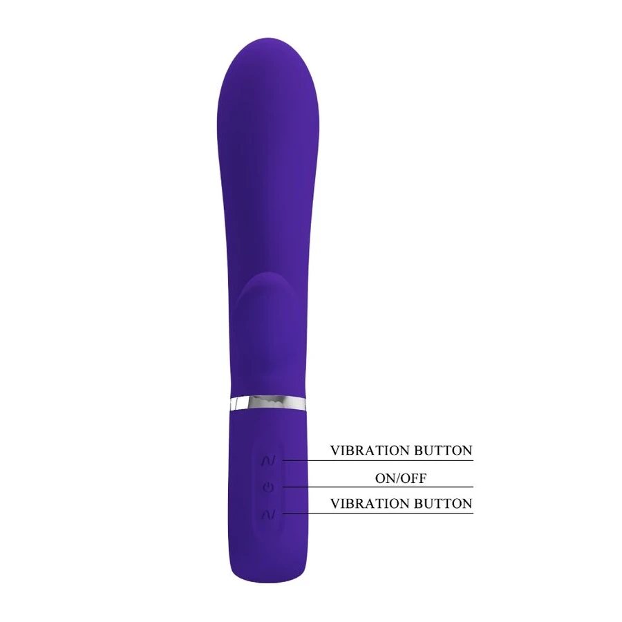 PRETTY LOVE - VIBRATEUR MULTIFONCTION G-SPOT THOMAS VIOLET